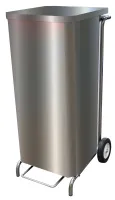 Porte-sacs mobile caréné inox à ouverture frontale pour sacs de 100 à 130 L, 2 roues ø 150 mm - l2g - PSMC100-OF - L2G - PSMC100-OF Porte-sacs mobile caréné inox à ouverture frontale pour sacs de 100 à 130 L, 2 roues ø 150 mm - l2g - PSMC100-OF - L2G - PSMC100-OF
