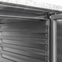 Photo 3 - Table à pizza avec dessus granite et 2 portes pleines positif - tefcold - pt1200 - Tefcold - PT1200