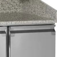 Photo 2 - Table à pizza avec 2 portes pleines positif inox 370 l +2 à +10 °c - tefcold - pt1310 - Tefcold - PT1310