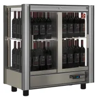 Vitrine réfrigérée à vin traversante modulable 860x530x938 mm aluminium positive 64 bouteilles - diamond - pvv-3/tr-r6 - Diamond - PVV-3/TR-R6 Vitrine réfrigérée à vin traversante modulable 860x530x938 mm aluminium positive 64 bouteilles - diamond - pvv-3/tr-r6 - Diamond - PVV-3/TR-R6