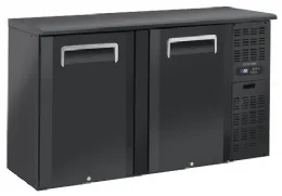 Arrière-bar réfrigéré 2 portes pleines à charnières 315 L +2/+8°C - Coolhead - QB 200 Arrière-bar réfrigéré 2 portes pleines à charnières 315 L +2/+8°C - Coolhead - QB 200