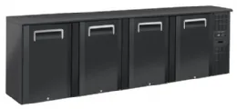 Arrière-bar réfrigéré 4 portes pleines à charnières 618 L +2/+8°C - Coolhead - QB 400 - COOLHEAD ITALIE - QB 400 Arrière-bar réfrigéré 4 portes pleines à charnières 618 L +2/+8°C - Coolhead - QB 400 - COOLHEAD ITALIE - QB 400