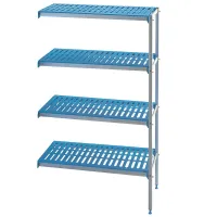Rayonnage angulaire en aluminium anodisé 4 niveaux 1645x400x1750 mm - diamond - raa/164-4/ef - Diamond - RAA/164-4/EF Rayonnage angulaire en aluminium anodisé 4 niveaux 1645x400x1750 mm - diamond - raa/164-4/ef - Diamond - RAA/164-4/EF