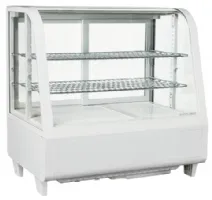 Vitrine réfrigérée de comptoir 100 L blanche +1/+12°C longueur 682 mm - Coolhead - RC 100W Vitrine réfrigérée de comptoir 100 L blanche +1/+12°C longueur 682 mm - Coolhead - RC 100W