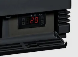 Photo 4 - Vitrine réfrigérée de comptoir 58 l noire +2/+12°c longueur 428 mm - coolhead - rc 58b - Cool head italie - RC 58B