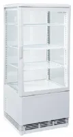 Vitrine réfrigérée de comptoir 78 L blanche +2/+12°C longueur 428 mm - Coolhead - RC 78W
