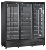 Armoire à boissons réfrigérée vitrée noire 1664 L +1/+10°C - Coolhead - RCG 1900B Armoire à boissons réfrigérée vitrée noire 1664 L +1/+10°C - Coolhead - RCG 1900B