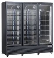 Congélateur vertical noir 3 portes vitrées -22/-18°C - Coolhead - RFG 1900B Congélateur vertical noir 3 portes vitrées -22/-18°C - Coolhead - RFG 1900B