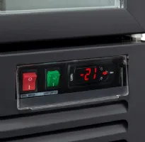 Photo 4 - Congélateur vertical 1 porte vitrée noir 560 l - coolhead - rfg 750b - Cool head italie - RFG 750B