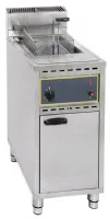 Friteuse professionnelle sur coffre Gaz cuve 16 L panier - Furnotel - RFG16C