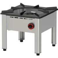 Réchaud à gaz professionnel à poser 1 feu 13 kW - Diamond - RGH-50