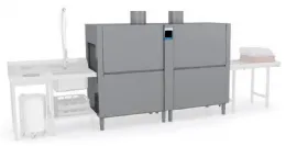 Lave vaisselle à avancement automatique sortie droite panier 500 x 500 mm - furnotel - riv4141d - Elettrobar - RIV4141D