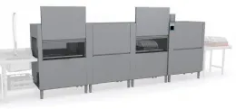 Lave vaisselle à avancement automatique sortie droite panier 500 x 500 mm - furnotel - riv4143d - Elettrobar - RIV4143D