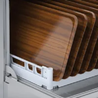 Photo 2 - Lave-vaisselle professionnel panier 500 x 500 mm triphasé - furnotel - river262v1 - Elettrobar - RIVER262V1