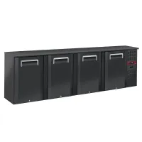 Arrière bar professionnel 4 portes , 620 litres, positif - diamond promo - rlb4-4p - Diamond promo - RLB4-4P