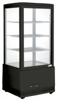 Vitrine comptoir présentation positive 78 L noire 452 mm - Afi-Collin-Lucy - RT-78LB-3