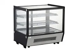 Vitrine comptoir présentation 120 L positive 702 mm noire - Afi-Collin-Lucy - RTW-120L-5