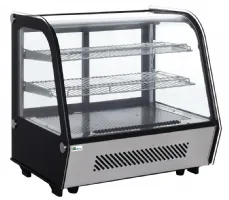 Vitrine comptoir présentation 120 L noire positive 702 mm - Afi-Collin-Lucy - RTW-120L Vitrine comptoir présentation 120 L noire positive 702 mm - Afi-Collin-Lucy - RTW-120L