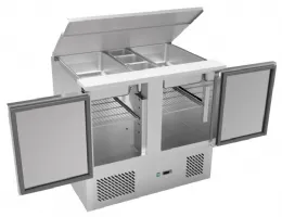 Saladette réfrigérée positive 257 L avec 2 portes - Nosem - S9001V Saladette réfrigérée positive 257 L avec 2 portes - Nosem - S9001V