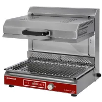 Salamandre professionnelle vitrocéramique électronique Monophasé plafond mobile 600x640x590 mm - Diamond - SA/60VC-DIG
