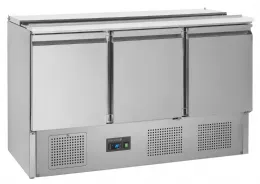 Saladette réfrigérée comptoir gn1/1 - 3 portes pleines inox 368 l +2 à +10 °c - tefcold - sa1365 - Tefcold - SA1365 Saladette réfrigérée comptoir gn1/1 - 3 portes pleines inox 368 l +2 à +10 °c - tefcold - sa1365 - Tefcold - SA1365