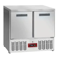 Table frigorifique professionnelle 2 portes positive - Diamond Promo - SA26/X2 Table frigorifique professionnelle 2 portes positive - Diamond Promo - SA26/X2