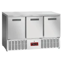 Table frigorifique professionnelle 3 portes , positive, capacité 360 l - diamond promo - sa36/x3 - Diamond promo - SA36/X3
