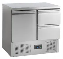 Comptoir pour saladette gn1/1 - 1 porte pleine inox 230 l +2 à +10 °c - tefcold - sa912 - Tefcold - SA912 Comptoir pour saladette gn1/1 - 1 porte pleine inox 230 l +2 à +10 °c - tefcold - sa912 - Tefcold - SA912