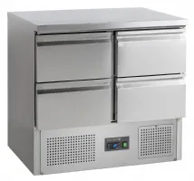 Comptoir pour saladette gn1/1 avec 4 tiroirs gn1/1 pces - tefcold - sa914 - Tefcold - SA914 Comptoir pour saladette gn1/1 avec 4 tiroirs gn1/1 pces - tefcold - sa914 - Tefcold - SA914