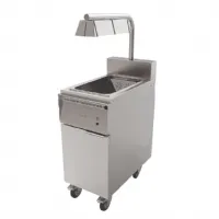 Poste de salage sur roulette avec lampe chauffante pour friteuse électrique série 800 - mirror - salstae700 - Mirror - SALSTAE700 Poste de salage sur roulette avec lampe chauffante pour friteuse électrique série 800 - mirror - salstae700 - Mirror - SALSTAE700
