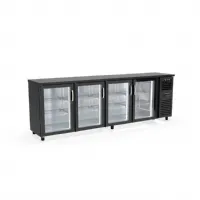 Photo 2 - Arrière bar 4 portes vitrées battantes 650 l positif - coreco - sbe-250 - Coreco - SBE-250