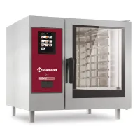 Four professionnel triphasé commandes tactiles vapeur chaudière et convection nettoyage automatique GN1/1 - Diamond Promo - SBET/06S Four professionnel triphasé commandes tactiles vapeur chaudière et convection nettoyage automatique GN1/1 - Diamond Promo - SBET/06S