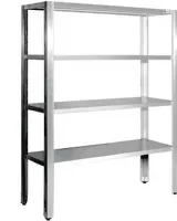 Rayonnage 4 niveaux inox AISI 304 1400x500x1800 mm - Afi-Collin-Lucy - SC-145-0 Rayonnage 4 niveaux inox AISI 304 1400x500x1800 mm - Afi-Collin-Lucy - SC-145-0