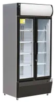 Vitrine à boissons 2 portes battantes vitrées, 568 L, +1/+10°C, fermeture à clé - l2g - SC-LS88AHA - L2G - SC-LS88AHA