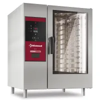 Four professionnel vapeur directe et convection Triphasé auto-nettoyage GN1/1 - Diamond Promo - SDE/10S