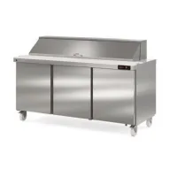 Saladette réfrigérée 3 portes pleines 600 l avec couvercle rabattable - coreco - sdtp-72-27 - Coreco - SDTP-72-27 Saladette réfrigérée 3 portes pleines 600 l avec couvercle rabattable - coreco - sdtp-72-27 - Coreco - SDTP-72-27