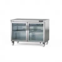 Table desserte réfrigérée 2 portes vitrées positive 394 l - coreco - sdv-48 - Coreco - SDV-48