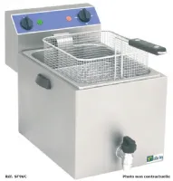 Friteuse à poser petite capacité Triphasé 8 L - Afi-Collin-Lucy - SF9VTS Friteuse à poser petite capacité Triphasé 8 L - Afi-Collin-Lucy - SF9VTS
