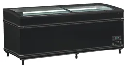 Réfrigérateur/congélateur de supermarché noir - tefcold - sfi185b hc-cf vs - Tefcold - SFI185B HC-CF VS