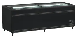 Réfrigérateur/congélateur de supermarché noir 2 couvercles coulissants - tefcold - sfi210b-cf vs - Tefcold - SFI210B-CF VS
