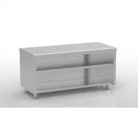 Self-services neutre avec étagère intérieure et dessus arrondi 1200x700x720 mm - eratos - sina-120 - Eratos - SINA-120 Self-services neutre avec étagère intérieure et dessus arrondi 1200x700x720 mm - eratos - sina-120 - Eratos - SINA-120