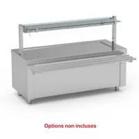 Self-service réfrigéré meuble avec plaque froide capacité 4 gn1/1 - eratos - sipfa-160 - Eratos - SIPFA-160