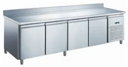 Table desserte réfrigérée professionnelle 4 portes positive avec dosseret 449 l - furnotel - sn4201x - Furnotel - SN4201X Table desserte réfrigérée professionnelle 4 portes positive avec dosseret 449 l - furnotel - sn4201x - Furnotel - SN4201X