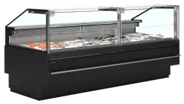 Vitrine réfrigérée pour poisson frais avec plateau à glace de 50 mm - tefcold - soca-f25090b - Tefcold - SOCA-F25090B