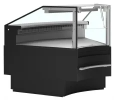 Vitrine de traiteur crèmerie réfrigérée module de coin à 45° service au - Tefcold - SOCA45INTB