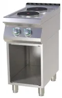 Fourneau triphasé sur placard 2 feux 5,2 kW - RM Gastro - SP 740 E