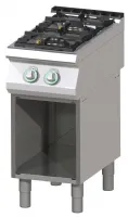 Fourneau sur placard ouvert à gaz 2 feux 12 kW - RM Gastro - SP 740 G Fourneau sur placard ouvert à gaz 2 feux 12 kW - RM Gastro - SP 740 G