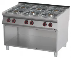 Fourneau à gaz sur placard 8 feux 40,5 kw - redfox - sp 90/120 g - Redfox - SP 90/120 G