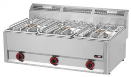 Fourneau à gaz à poser 3 feux 13,5 kw - redfox - sp 90/3 gls - Redfox - SP 90/3 GLS