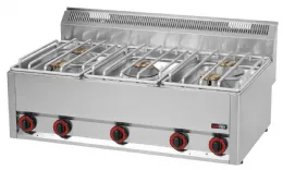 Fourneau à gaz 5 feux 22,5 kw - redfox - sp 90/5 gls - Redfox - SP 90/5 GLS